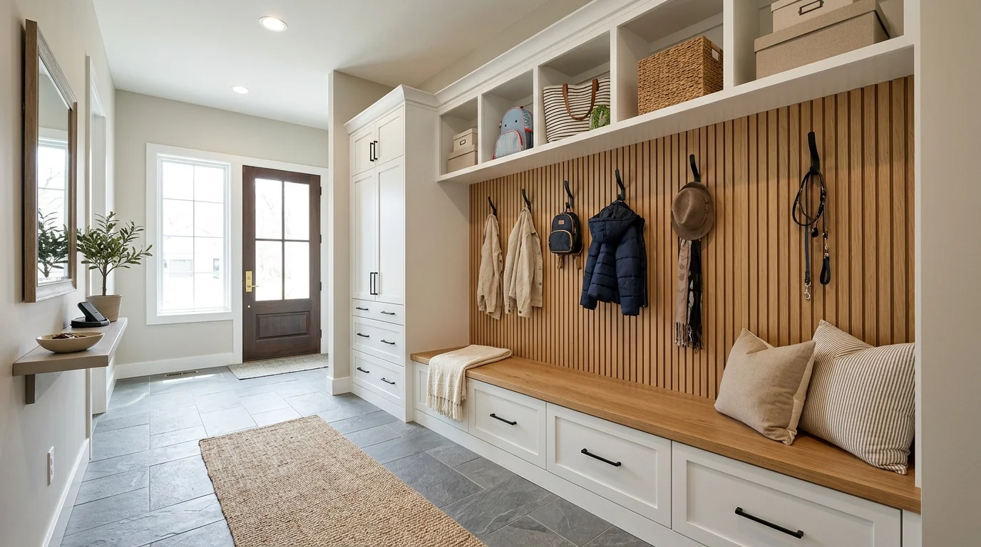 Practical Mudroom Design Ideas for Organized Entryways